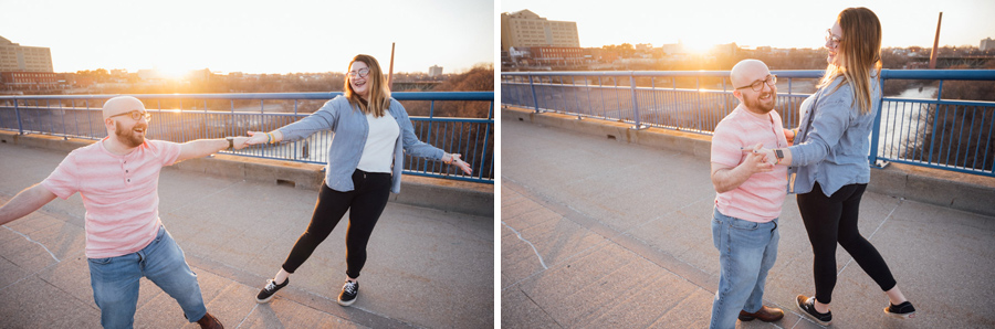 Genesee Brew House Engagement Session