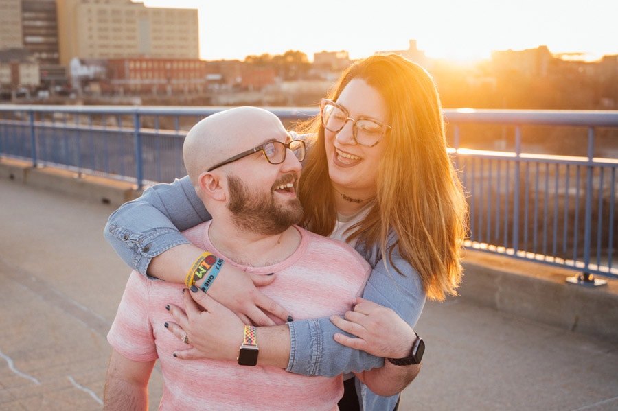 Genesee Brew House Engagement Session