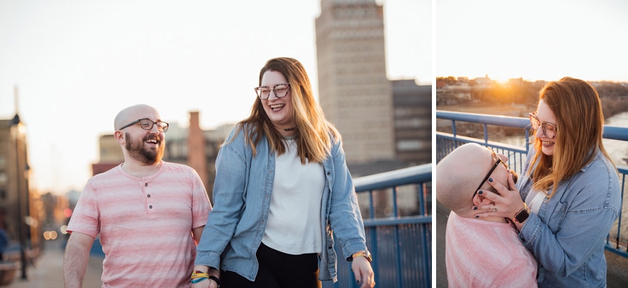 Genesee Brew House Engagement Session