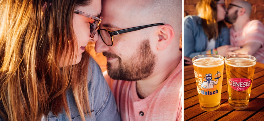 Genesee Brew House Engagement Session