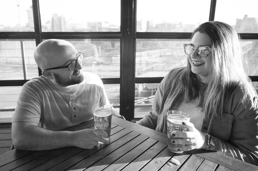 Genesee Brew House Engagement Session