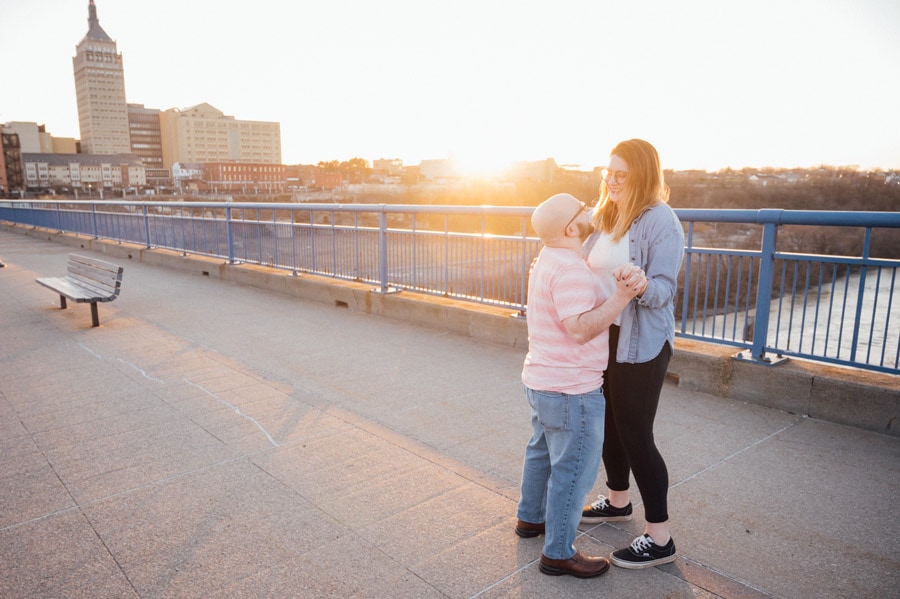 Genesee Brew House Engagement Session